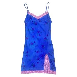 Motel Rocks Coti Dress In Lilac Rose With Lilac Lace